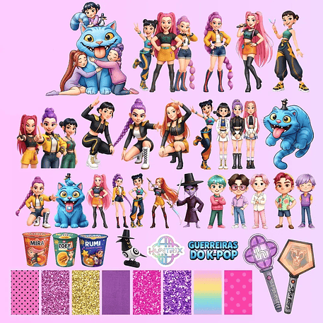 Kit Digital Guerreiras do K-pop 1