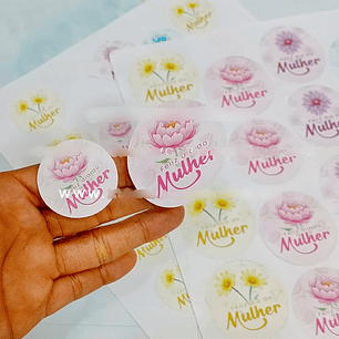 Arquivo Dia da Mulher Adesivo