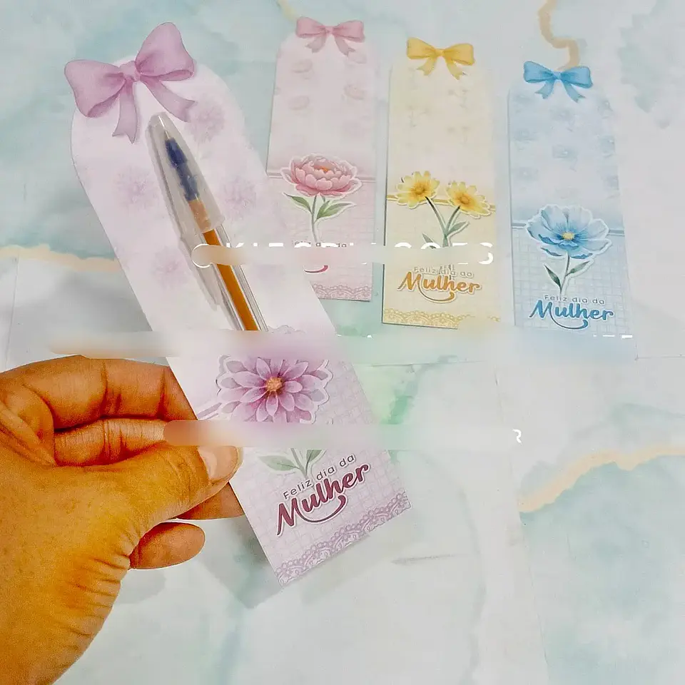Arquivo Dia da Mulher Card Caneta 1