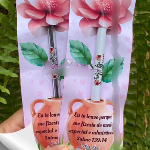 Arquivo Dia da Mulher Card Caneta