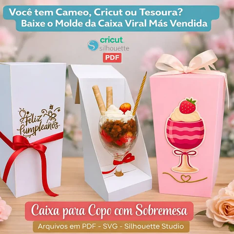Arquivo Caixa para Copo com Sobremesa