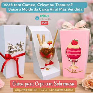Arquivo Caixa para Copo com Sobremesa