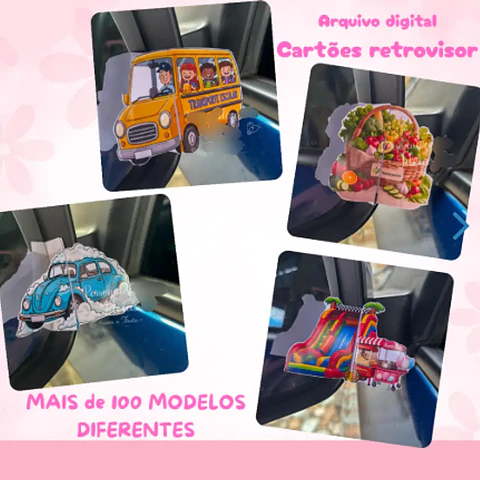 Arquivo Card Cartões Retrovisor