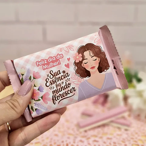 Arquivo Dia da Mulher Card Cinta Kit Kat
