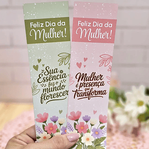 Arquivo Dia da Mulher Card Marcador