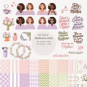 Kit Digital Dia da Mulher