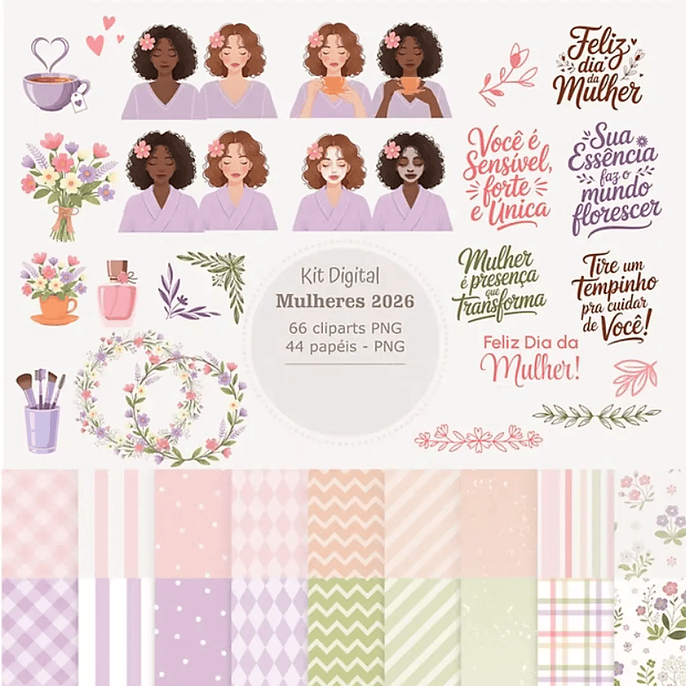 Kit Digital Dia da Mulher 1