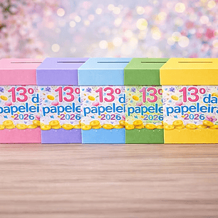 Arquivo Kit Cofrinho 2026 5 Cores