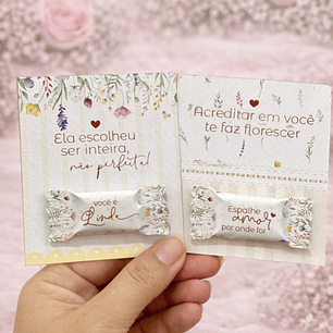 Arquivo Dia da Mulher Card com Balinha