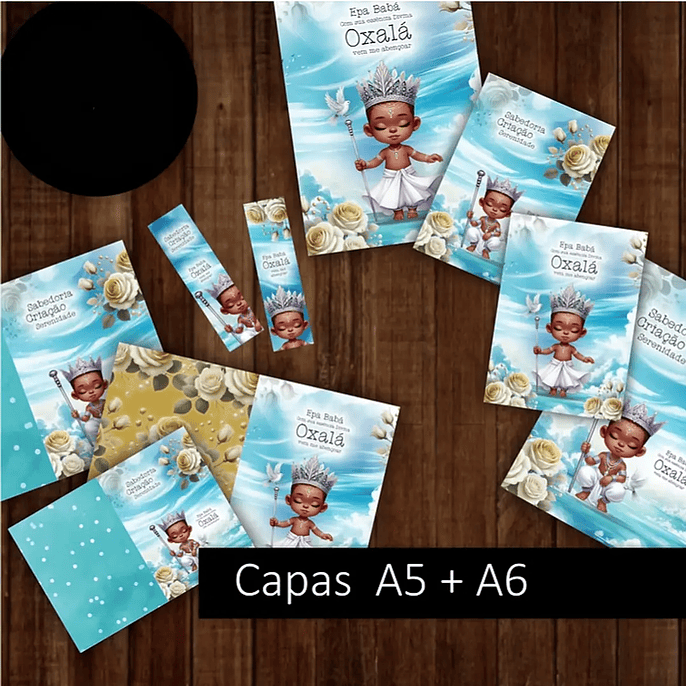 Arquivo Combo Encadernação Orixá Oxalá 4