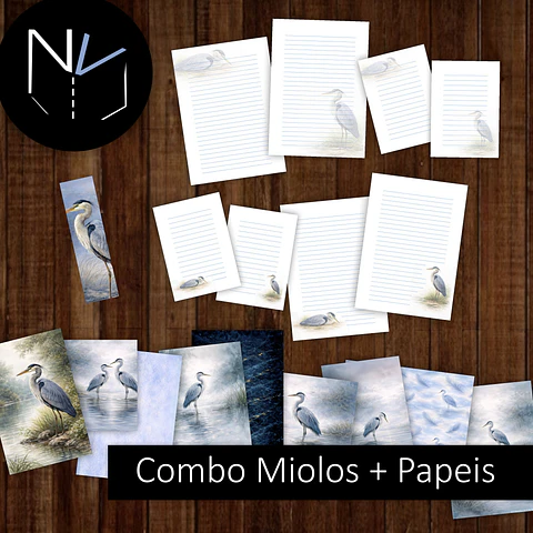 Arquivo Combo Miolos e Papéis Garça Pocket