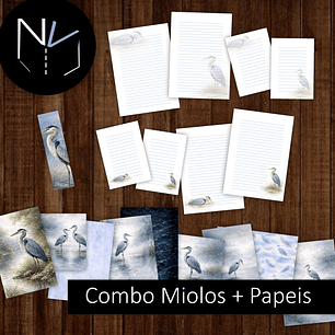 Arquivo Combo Miolos e Papéis Garça Pocket