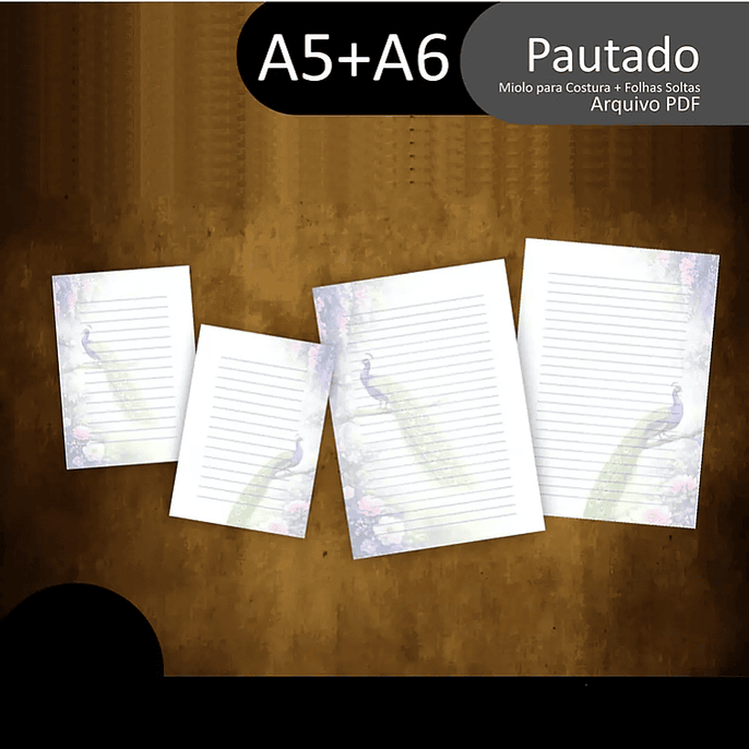 Arquivo Combo Miolos e Papéis Pavão Pocket 2