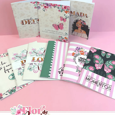 Arquivo Dia da Mulher Pack Caderninhos - Flor de Maria 1