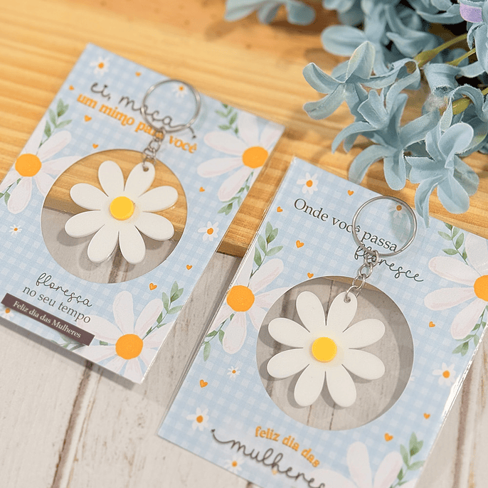 Arquivo Dia da Mulher Card Chaveiro 1