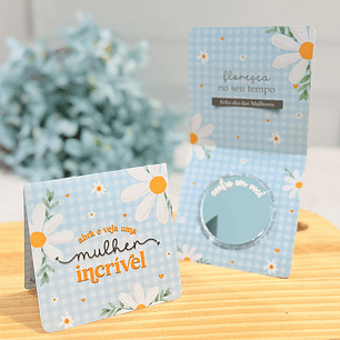 Arquivo Dia da Mulher Card Porta Espelho