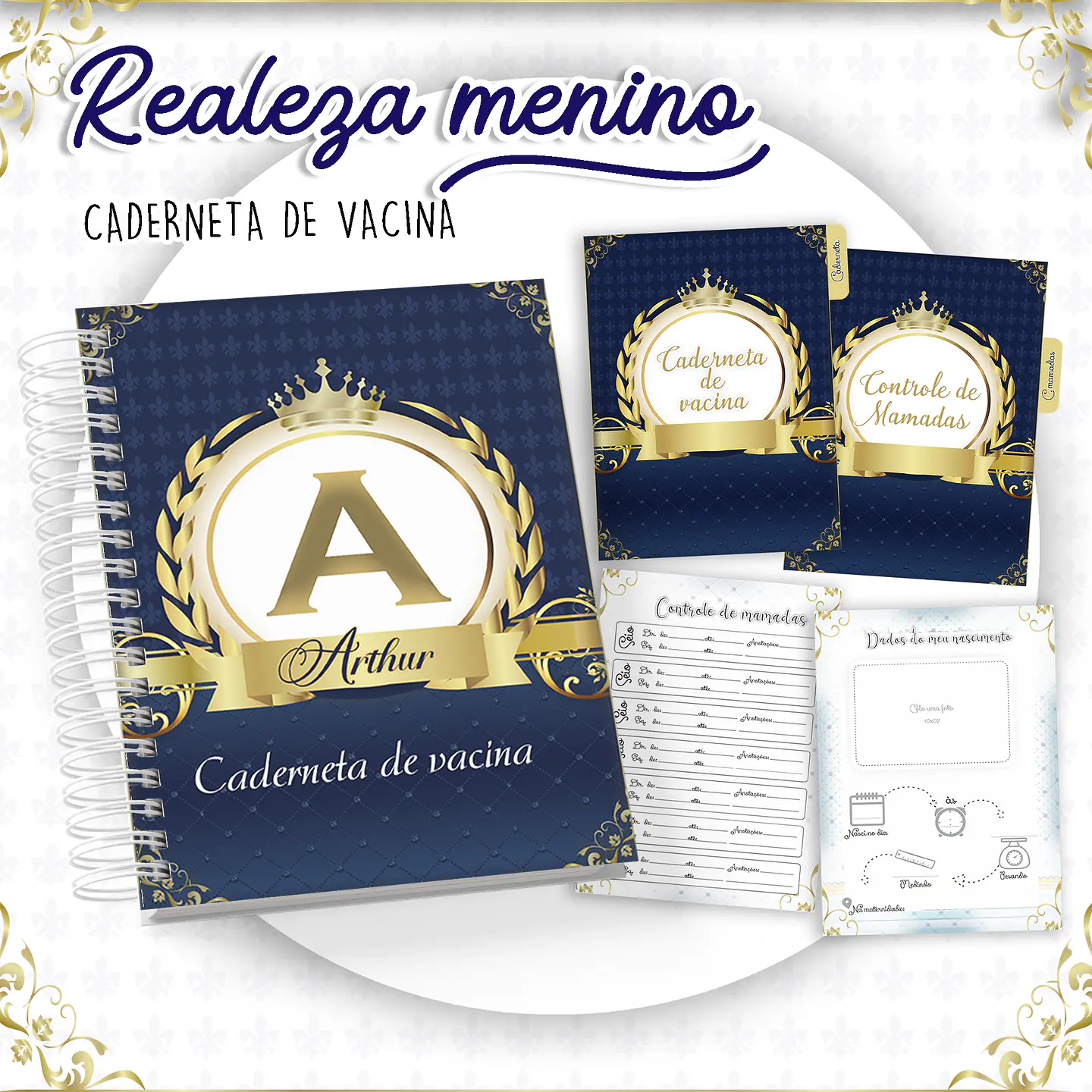 Arquivo Encadernação Realeza Menino 1
