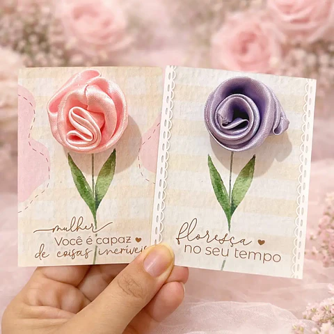 Arquivo Dia da Mulher Card Xuxinha Flor