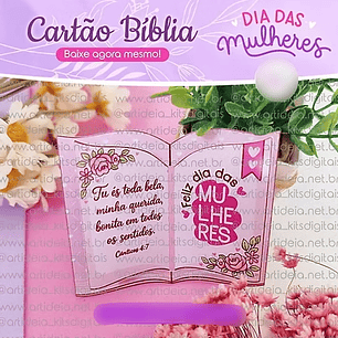 Arquivo Dia da Mulher Cartão Bíblia