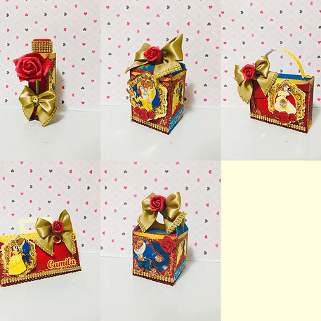 Arquivo de Corte A Bela e a Fera  - FESTAS PRONTAS 1