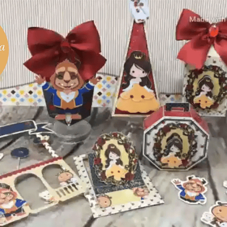 Arquivo de Corte A Bela e a Fera  - FESTAS PRONTAS 1