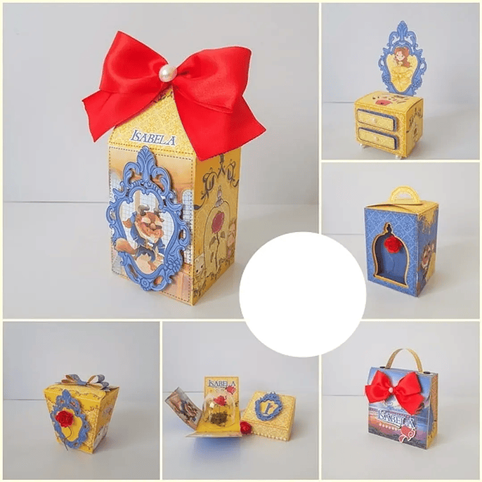 Arquivo de Corte A Bela e a Fera  - FESTAS PRONTAS 1