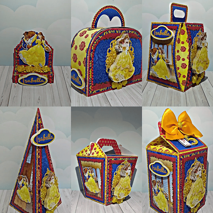 Arquivo de Corte A Bela e a Fera  - FESTAS PRONTAS 1