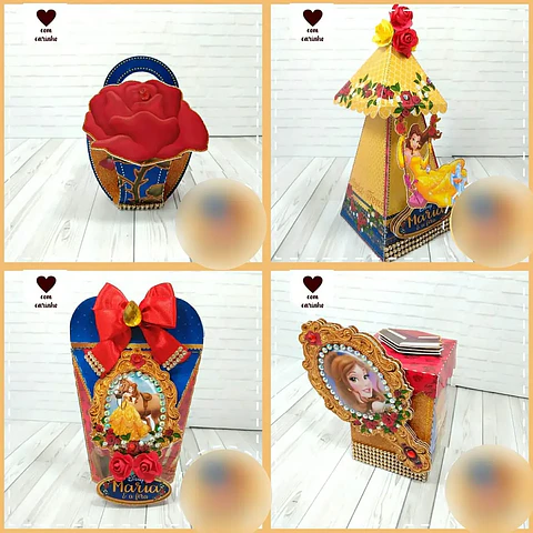 Arquivo de Corte A Bela e a Fera  - FESTAS PRONTAS