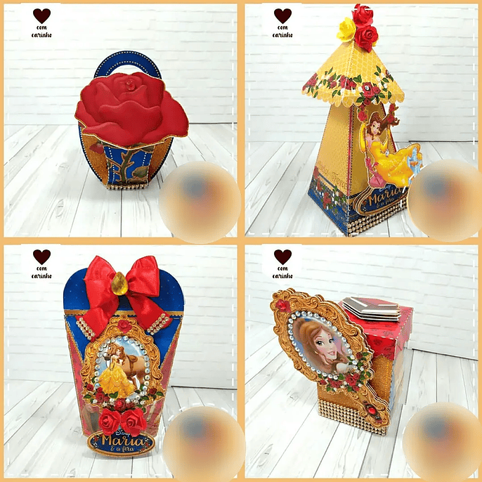 Arquivo de Corte A Bela e a Fera  - FESTAS PRONTAS 1