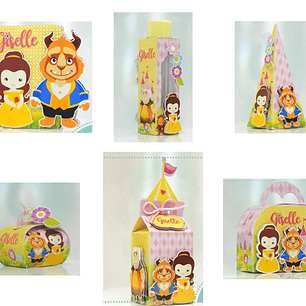 Arquivo de Corte A Bela e a Fera  - FESTAS PRONTAS