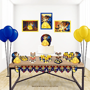 Arquivo de Corte A Bela e a Fera  - FESTAS PRONTAS