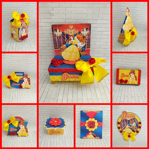 Arquivo de Corte A Bela e a Fera - FESTAS PRONTAS