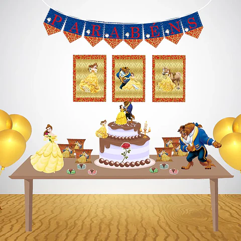 Arquivo de Corte A Bela e a Fera - FESTAS PRONTAS