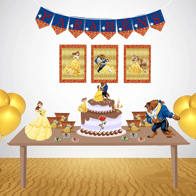 Arquivo de Corte A Bela e a Fera - FESTAS PRONTAS 1