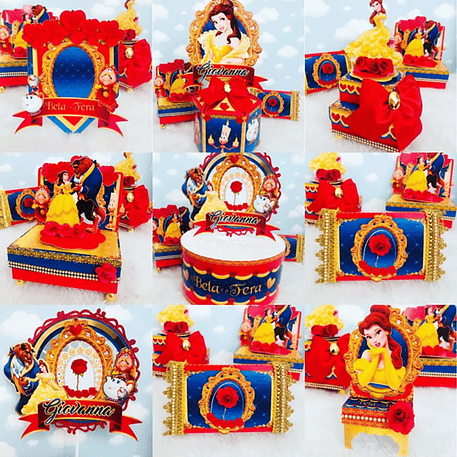 Arquivo de Corte A Bela e a Fera - FESTAS PRONTAS 1