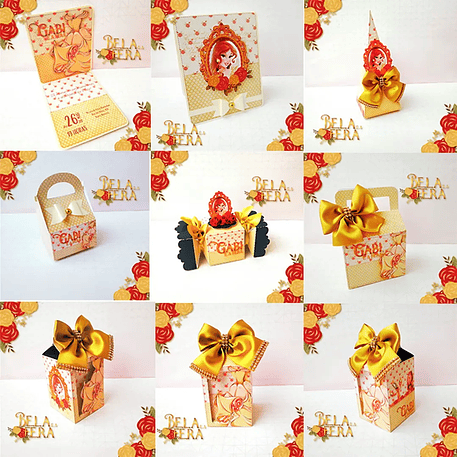 Arquivo de Corte A Bela e a Fera  - FESTAS PRONTAS 1