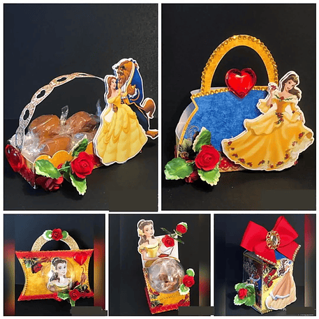 Arquivo de Corte A Bela e a Fera  - FESTAS PRONTAS 1