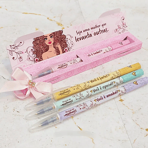 Arquivo dia da Mulher Caixa Caneta