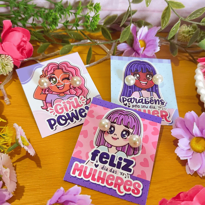 Arquivo Dia da Mulher Card Brinco 1