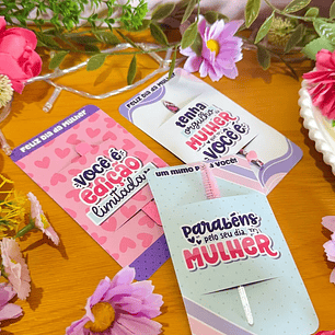 Arquivo Dia da Mulher Card Multiuso