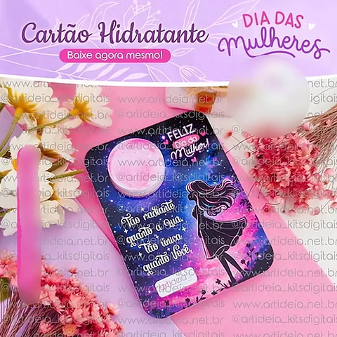 Arquivo Dia da Mulher Card Potinho Hidratante