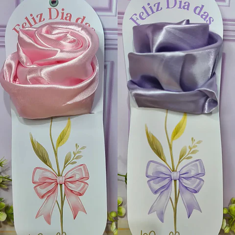 Arquivo Dia da Mulher Card Touca de Cetim