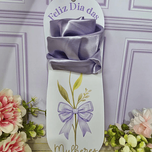 Arquivo Dia da Mulher Card Touca de Cetim