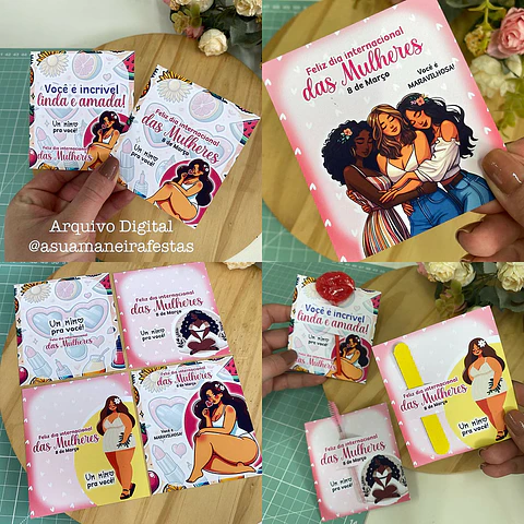 Arquivo Dia da Mulher  Card Diversos - a sua maneira festas