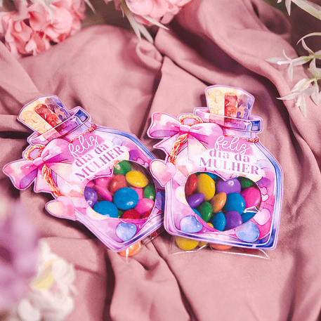 Arquivo Porta Card vidrinho Dia da Mulher - Amarantto 1