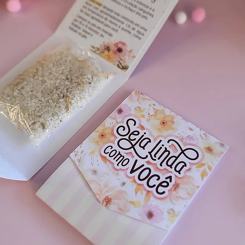 Arquivo Envelope Escalda Pés ou Máscara Dia da Mulher - Ana Flor