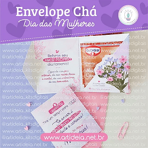 Arquivo envelope Chá dia da mulher