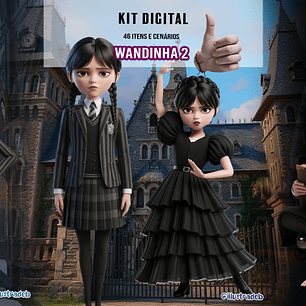 Kit Digital Wandinha