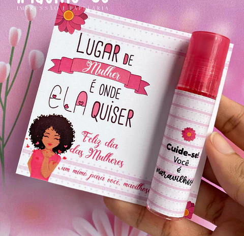 Arquivo Dia da Mulher Card Gloss Dia da Mulher
