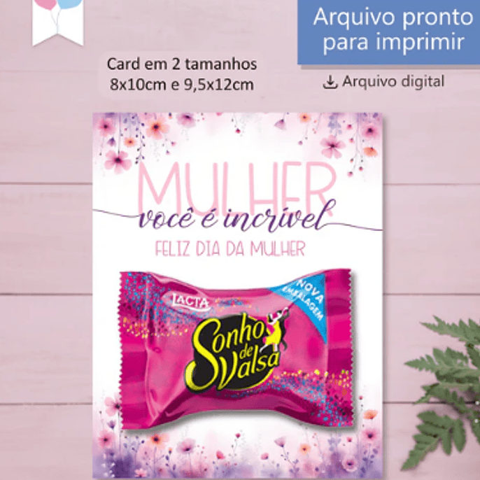 Arquivo Dia da Mulher Card Bombom 1